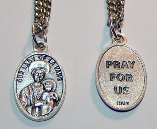 NEW Our Lady of La Vang Holy Medal on 24 Chain Miraculous Vietnamese 