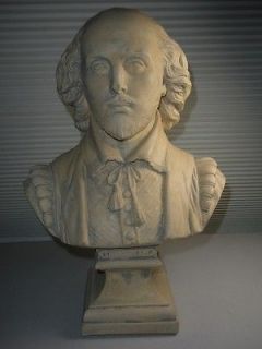 Cast Composite Figure   Bust of SHAKESPEARE   Nicely Detailed