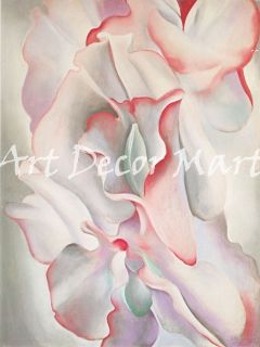 pink sweet peas o keeffe canvas or print wall art