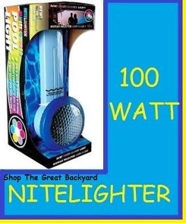 NITELIGHTER, Multicolored 100 Watt, Above Ground Swimming POOL Light 