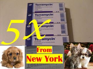 TERRAMYCIN 3.5g PET OPTHALMIC OINTMENT , CAT, DOG, HORSE EYE (EXP 