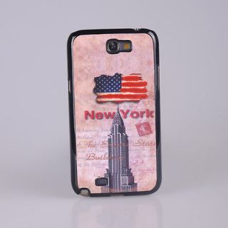New york Empire State Building Back Cover for Samsung Galaxy Note II 