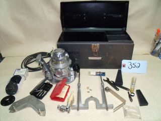 Craftsman Router W/Attachments & Case Plus a few Bits #315.25031 Used