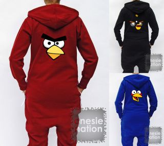Onesie Nation ANGRY BIRDS CHARACTER Adult/Mens/Ladies All in One piece 