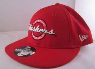 New Era Red Nebraska Cornhuskers Huskers Fitted 59fifty 7 1/8 Low 
