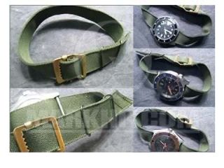   benrus Type I II UDT Diver nylon wrist watch Strap ONLY 60s BEAMS