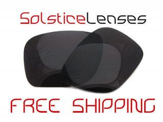   SL Replacement Lenses for Oakley GASCAN Sunglasses SUPER DARK BLACK