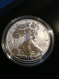 2012 ~Reverse American Eagle Proof With S Mint Mark Perfect Coin I 
