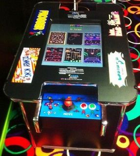   ARCADE LCD COCKTAIL TABLE Ms PacMan Galaga Donkey Kong Ms Frogger USA