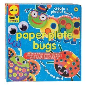 Make your own Paper Plate Bugs kit. NEW Ships Free of charge