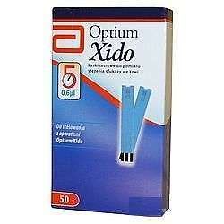 xido optium test strips to measure glucose from poland time