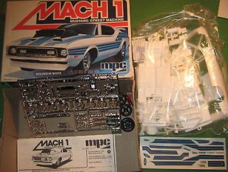 1980 MPC MACH 1 MUSTANG STEET MACHINE UNBUILT MODEL KIT 1 0805
