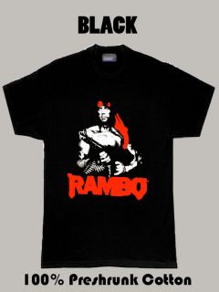 rambo war hero movie t shirt