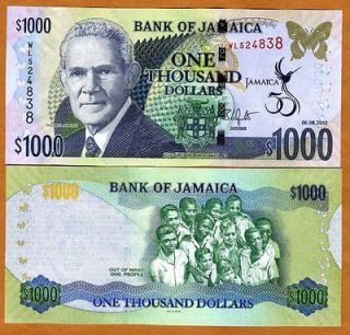   Money  Paper Money World  North & Central America  Jamaica
