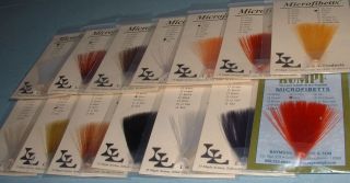 Microfibetts Fly Tying 14 Colors Rumpf   L&L Products Micro Fibetts 