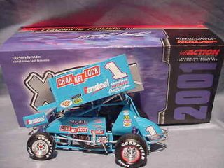   SWINDELL #1 CHANNEL LOCK WORLD OF OUTLAWS ACTION SPRINT RACE CAR 1:24