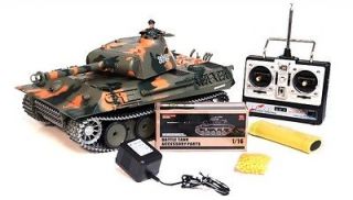   German Panther RTR 1:16 Airsoft Military Battle Tank RC Remote Control