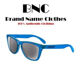 new oakley frogskins sunglasses acid blue w grey 24 250