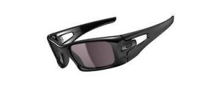 Oakley Crankcase Sunglasses OO9165 01 Polished Black/Warm Grey lens 