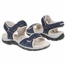 Mephisto Allrounder Lagoona Ocean Cool Grey Sport Sandal womens size 
