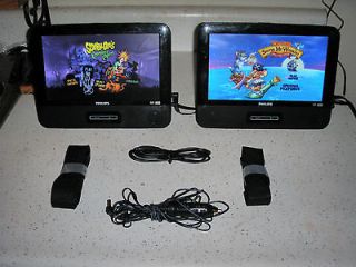 newly listed 9 twin philips pd9016 portable dvd players time