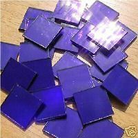 Lavender Mirror Mosaic Glass Tiles   Squares, Diamond Borders Triangle 