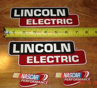 Newly listed Genuine 7 x 2.5 inch LINCOLN ELECTRIC Welder DECALS