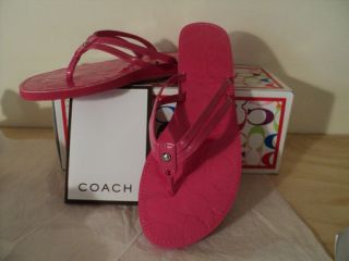 COACH Juney Flip Flop   Gold, Silver & Pink Available in different 