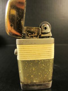   Goldenglo Vu Lighter with see through with Gold Flecks Lighter