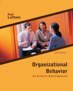 Organizational Behavior by Fred Luthans 2010, Paperback