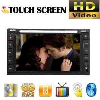 Car DVD Player Stereo Double 2 Din Radio IPOD RDS /4 USB/SD 