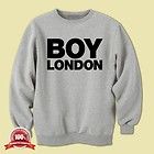   Womans Boy London Inspired Sweatshirt Jumper Design as worn By Rihanna