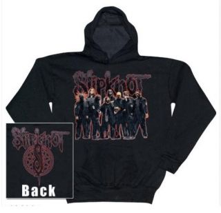Slipknot Band Standing Zip Up Outerwear   hoodie sweatshirt New Small