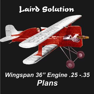 control line profile model air plane plans and notes from