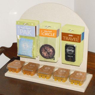 SCENTED WAX BAR CIRCLE TRAVEL TIN SCENT PAK Display “made for 