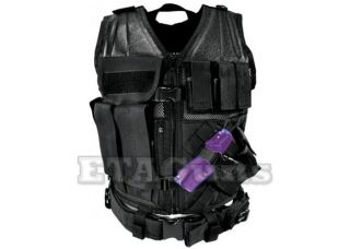 NEW NcStar Tactical Vest BLACK Large Military Special Forces Swat 