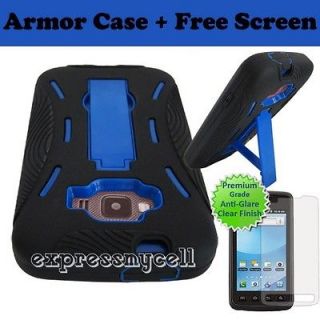  BLUE Armor Impact Case Cover Unlock AT&T SAMSUNG Rugby Smart i847