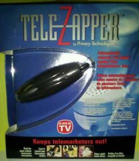 TeleZapper ~ Keeps Telemarketers out~ New in Box ~ As Seen on TV~FREE 