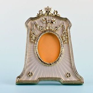   Enameled Faberge Frame, Picture Frame, Photo Frame, Antique Style