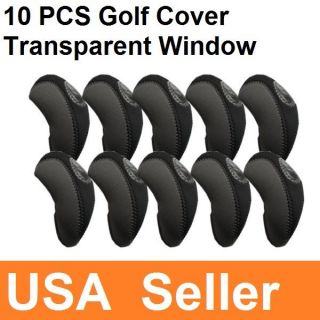 10 PCS Golf Club Iron Window Head Cover Brand NEW Golf cover Iron 