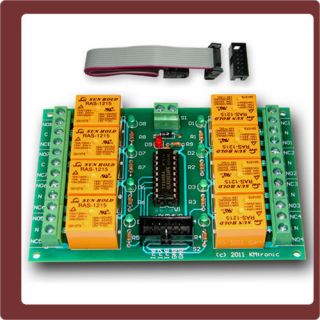 relay card with 8 relays for your pic avr project