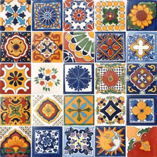 070 25 mexican tiles talavera mexico pottery ceramic tile from
