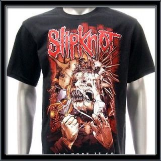 Sz M SLIPKNOT T shirt Heavy Metal Hard Rock Music Punk Tour Concert