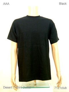   mens BIG 4XL blank AAA T shirts ALSTYLE APPAREL plain BLACK size 4XL