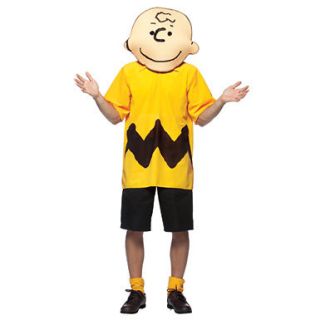peanuts charlie brown mens halloween costume