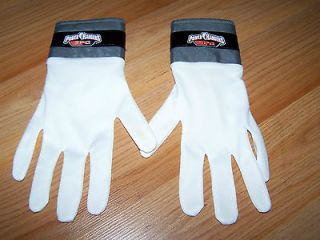 Disney Power Rangers SPD White Gray Costume Gloves Over 8 Years EUC 
