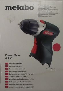 Metabo 00059 4.8V PowerMaxx Cordless screw Gun Bare Tool Only Germany