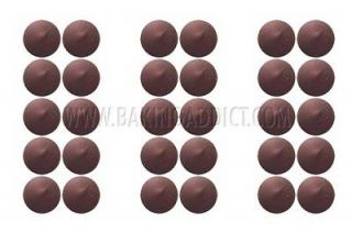 Merckens Cocoa Dark Wafers   Gourmet Chocolate Confection Cake Pop 