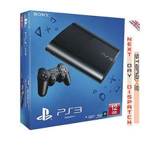   PLAYSTATION 3 SUPER SLIM 12gb CONSOLE BRAND NEW & SEALED UK CONSOLE