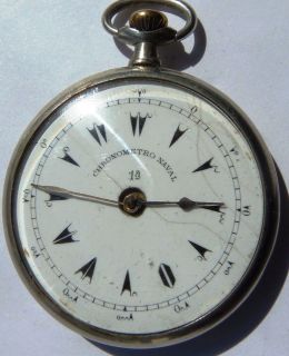 Antique marine Chronometer made for the Ottoman Turkish Navy c 1900s